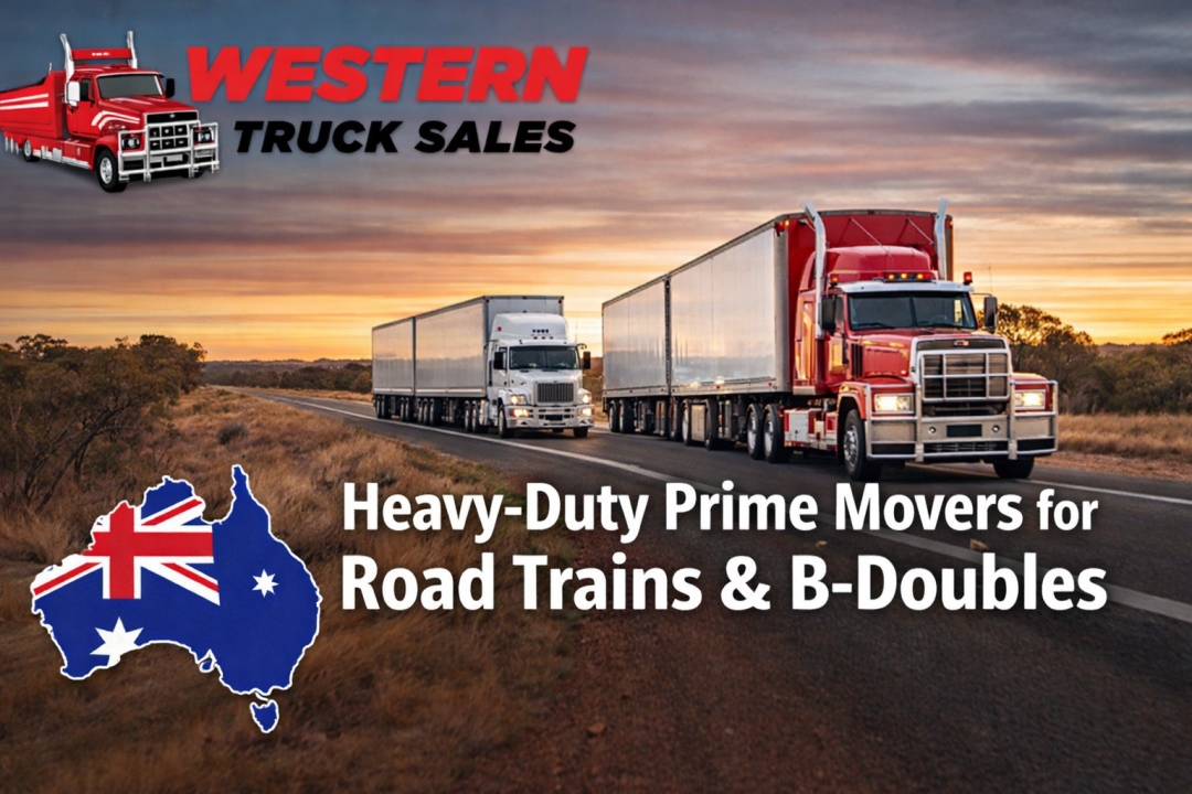 Western Truck Sales Specialises in Heavy-Duty Prime Movers for B-Doubles, Road Trains and Triple Road Trains