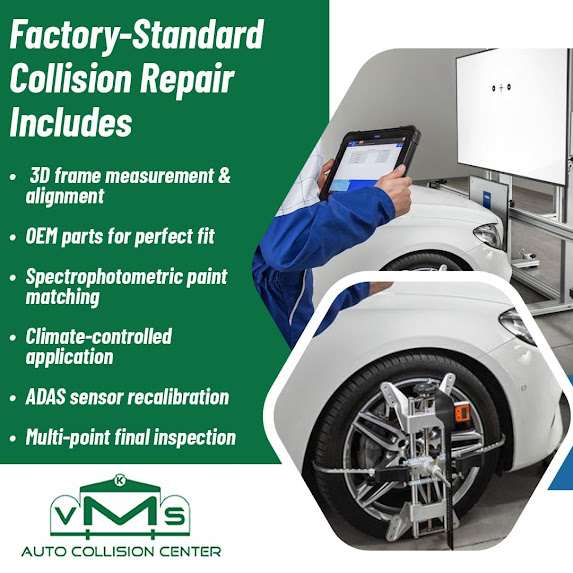 VMS Auto Collision Center Rebuilds Collision-Damaged Vehicles to OEM Standards
