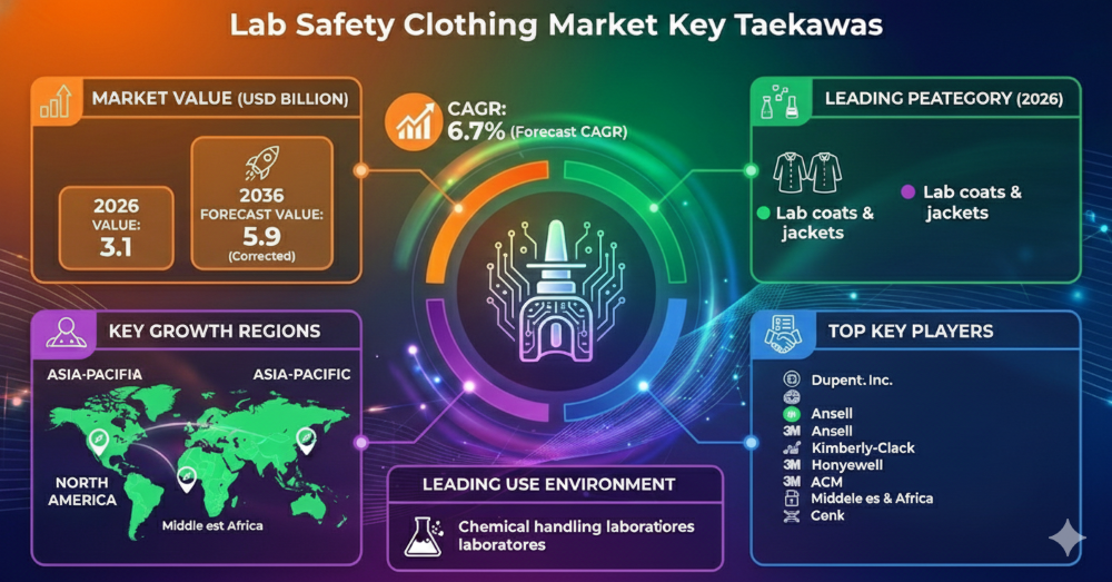 Lab Safety Clothing Market Report 2026-2036: High-Value Insights for Strategy, Product Development & Growth Planning