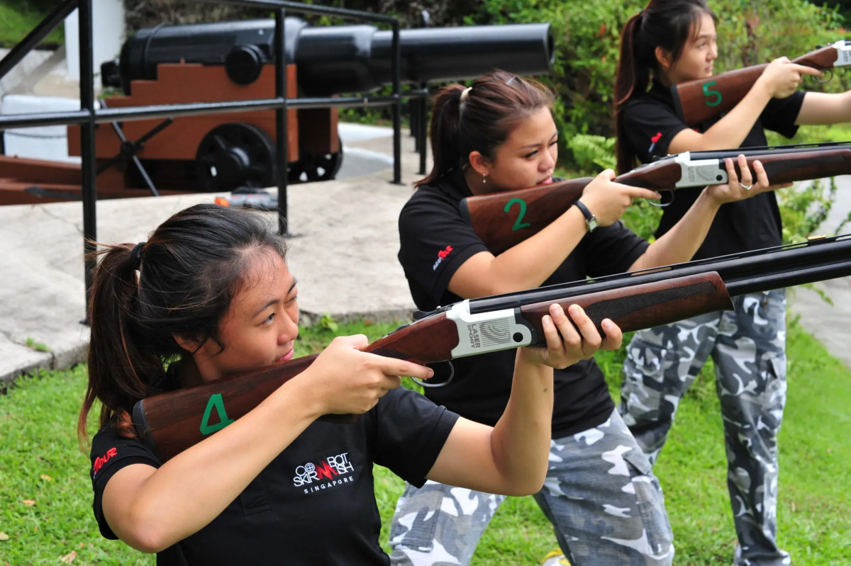 Unleash Team Spirit with Laser Clay Shooting in Singapore