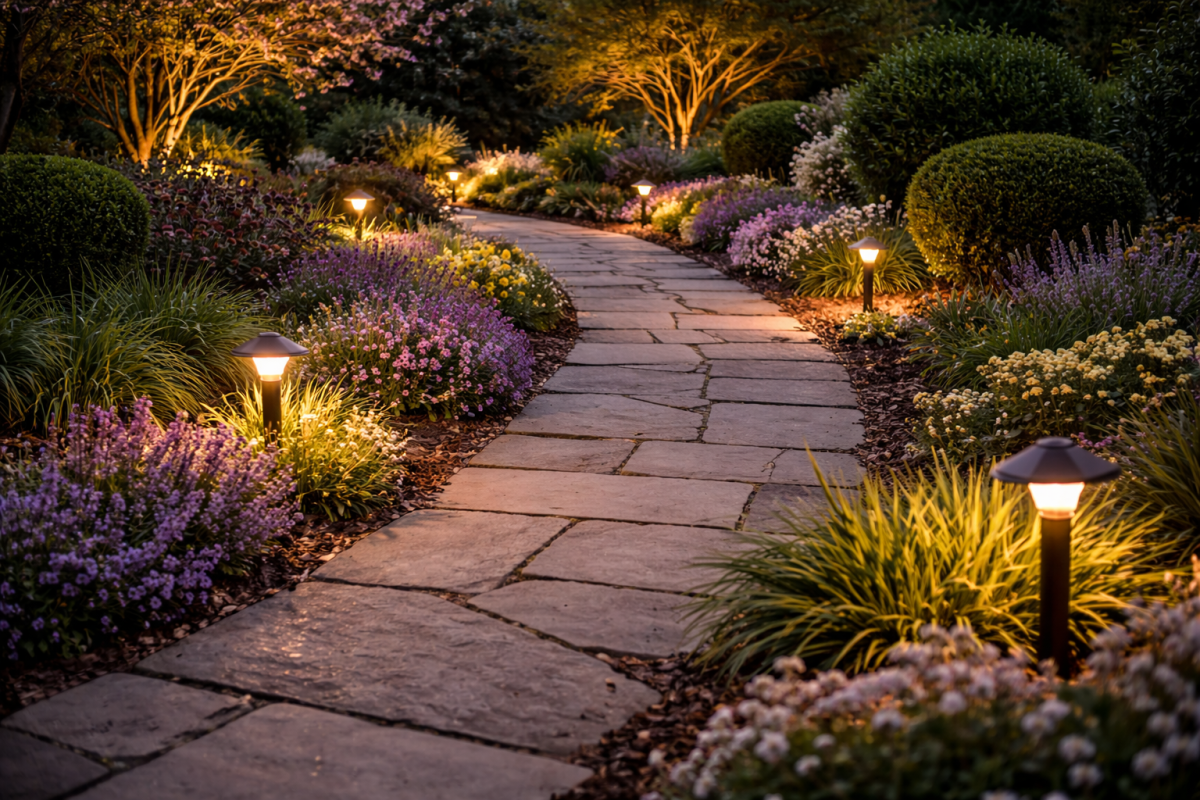 Spring Landscape Lighting Transforms Central PA Outdoor Spaces
